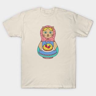 Catryoshka Cook Cat Matryoshka T-Shirt